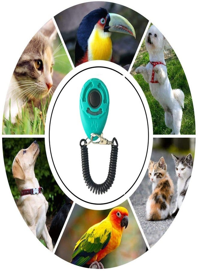 VOBRAMY Dog Training Clicker with Wrist Strap Durable Lightweight Easy to Use-2 Pack(Black+New Blue) - Image 4